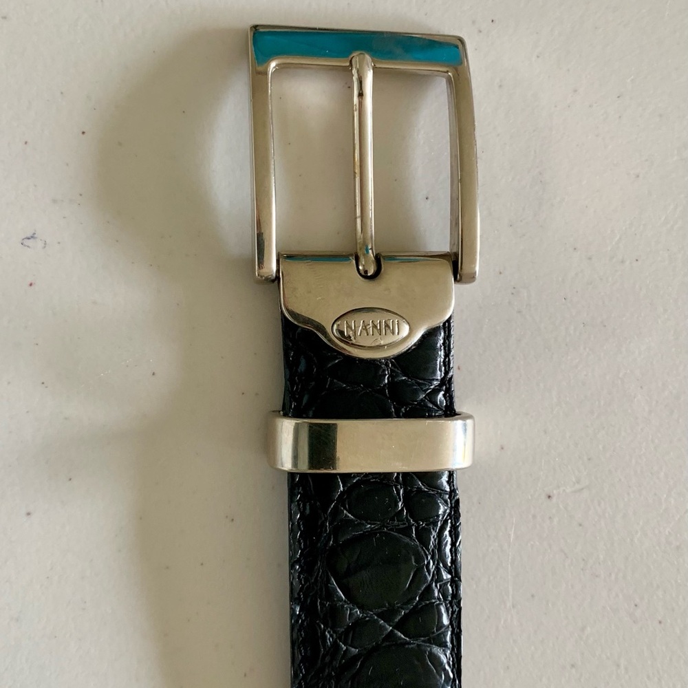 Vintage Nanni Belt 42” Buckle to Tip 
Milano Italy 🇮🇹